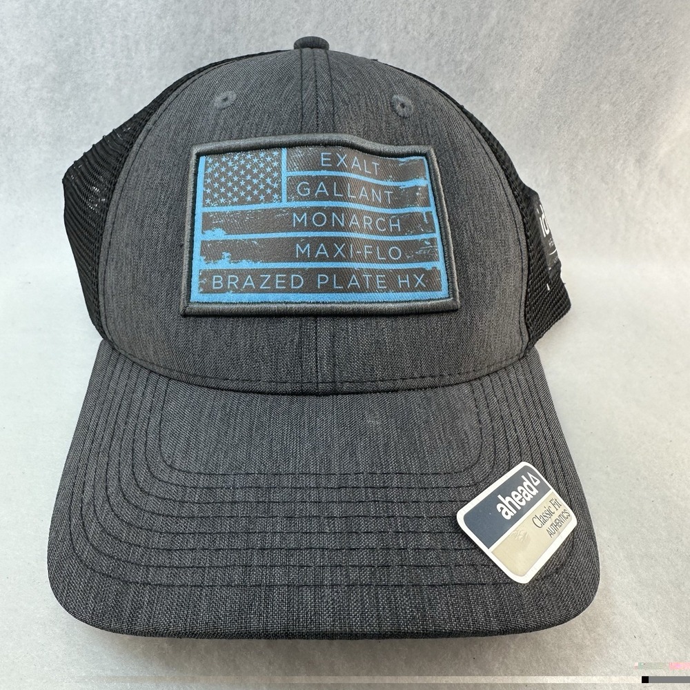 Ahead Athletics Classic Fit Trucker Hat USA Flag Welding Patch Snapback
